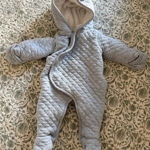 Carter's Soft Blue-Grey Baby Bunting